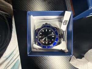 Montres Prestige Men's Stainless Steel Dive Watch